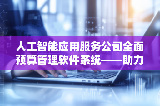 人工智能应用服务公司全面预算管理软件系统——助力企业智能化决策与精细化管理